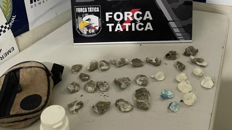 Suspeito de furtos em condomínios é preso em flagrante pela Força Tática