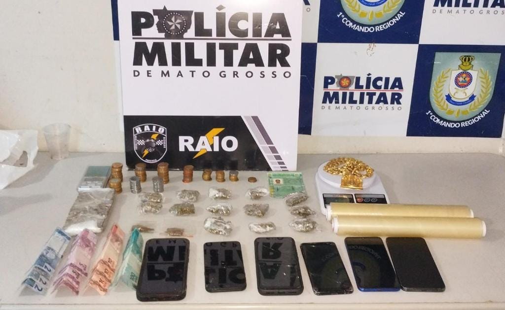 PM prende três pessoas por tráfico e apreende 39 porções de drogas em Cuiabá – Jornal Advogado – Em Mato Grosso