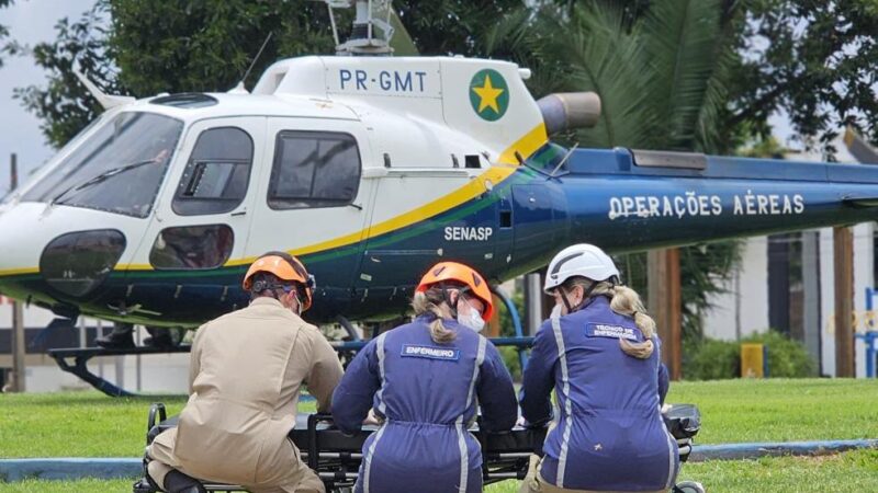 Ciopaer e Corpo de Bombeiros resgatam trabalhador que caiu em silo de grãos