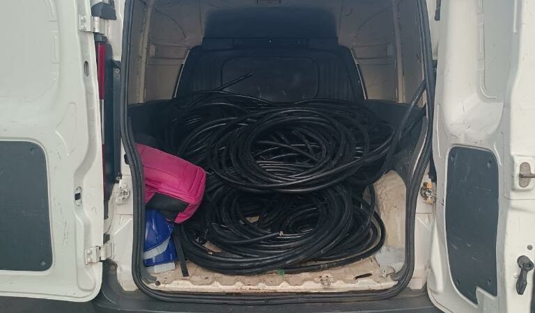 PM prende dupla e recupera mil metros de cabos telefônicos furtados em Mirassol d’Oeste