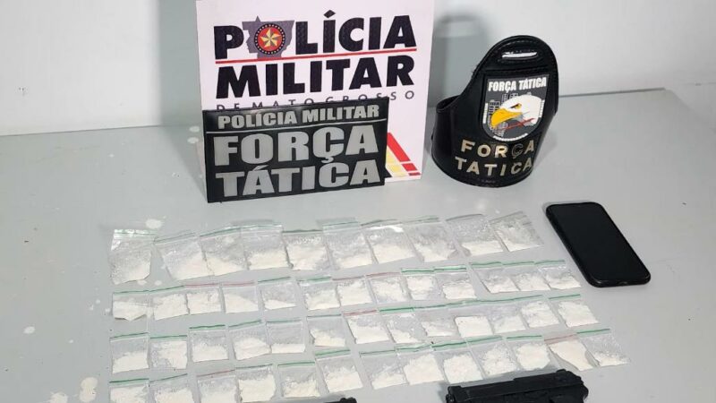 Força Tática prende dois membros de facção por ameaça em Tangará da Serra