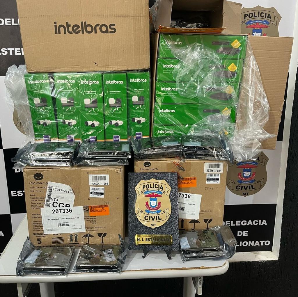 Polícia Civil recupera R$ 33 mil em eletrônicos subtraídos de empresa vítima de golpe em Cuiabá