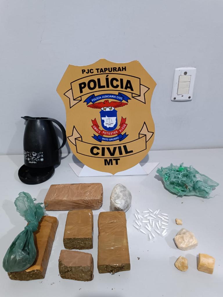 Polícia Civil prende em flagrante jovem que vendia drogas pelo WhatsApp