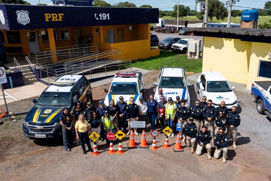 Vice-prefeita reforça parceria com PRF em lançamento da Campanha Maio Amarelo
