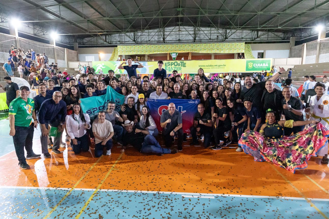 Com clima competitivo, Jogos Estudantis 2025 são abertos em Cuiabá