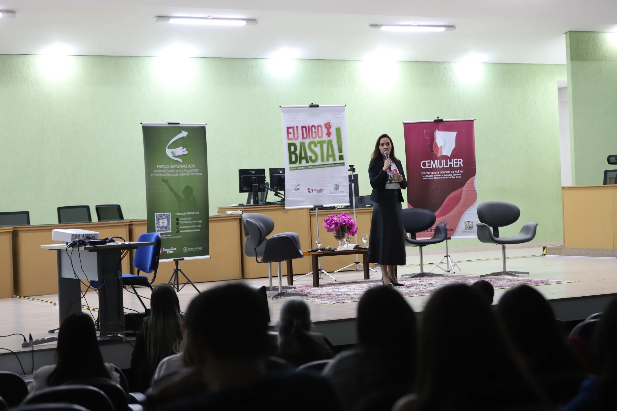 Rondonópolis recebe campanha “Eu Digo Basta!” com palestra, escuta ativa e acolhimento