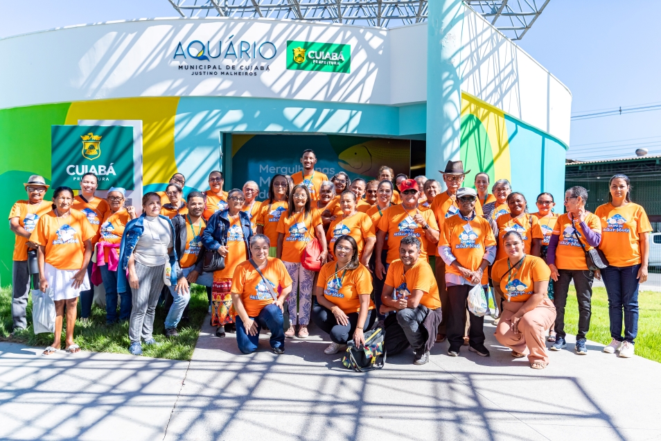 Unidade de Saúde da Família leva idosos do Distrito da Guia ao Aquário Municipal