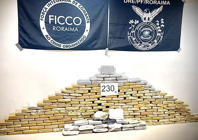 Foragido de MT é preso pela PF comprando seis malas de drogas em Roraima
