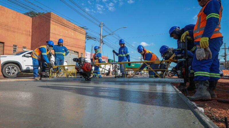 Cruzamento na entrada do CPA 1 será fechado para concretagem de pistas do BRT; confira rota de desvio