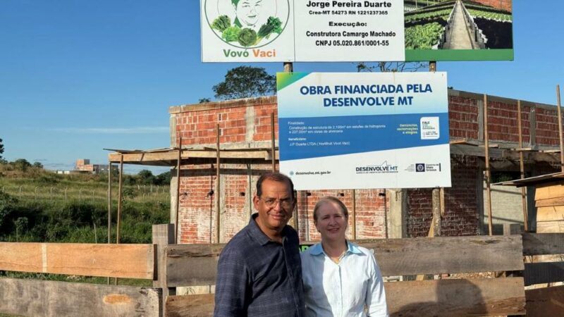 Crédito da Desenvolve MT viabiliza inovação tecnológica com implantação de hidroponia em Juara