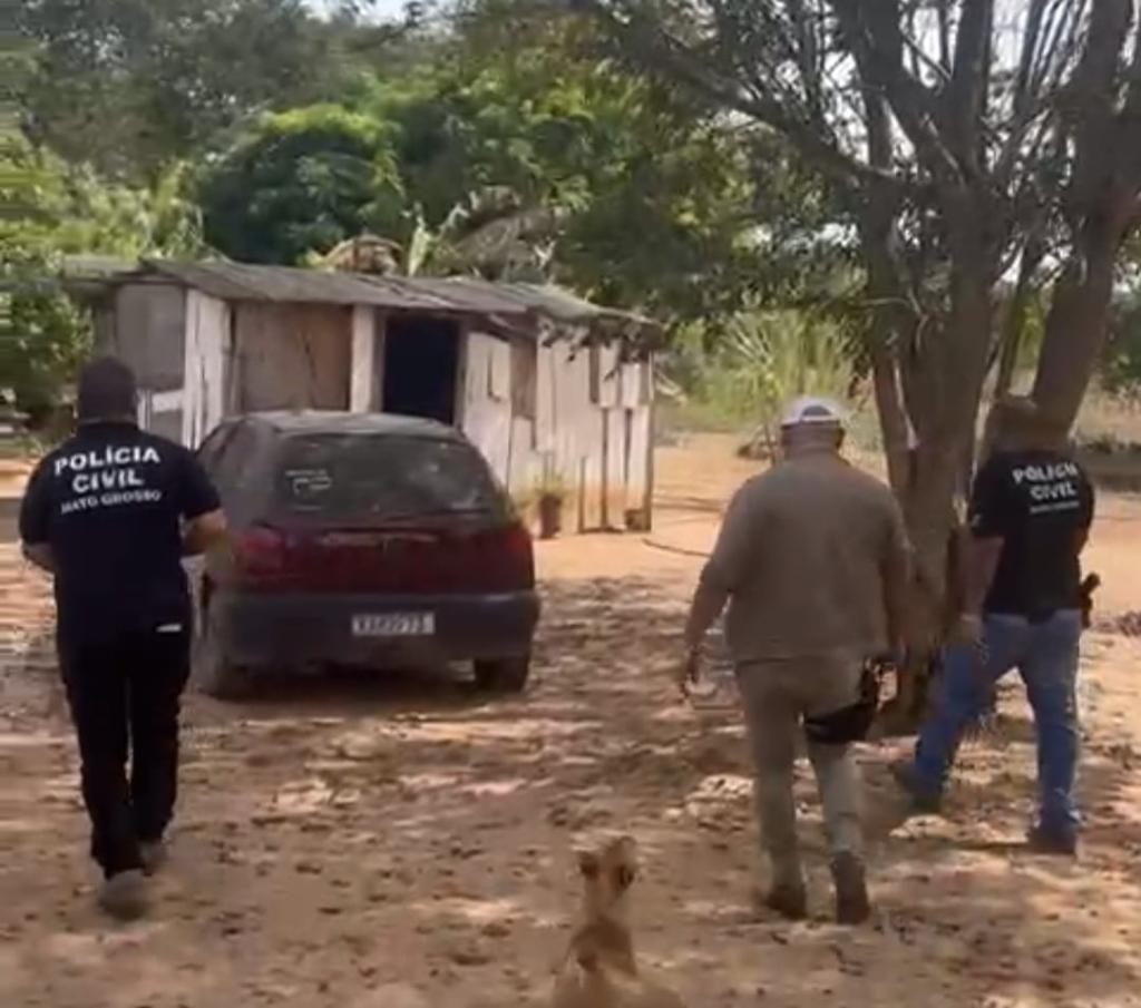 Polícia Civil fecha depósito de drogas de facção criminosa na zona rural de Rosário Oeste