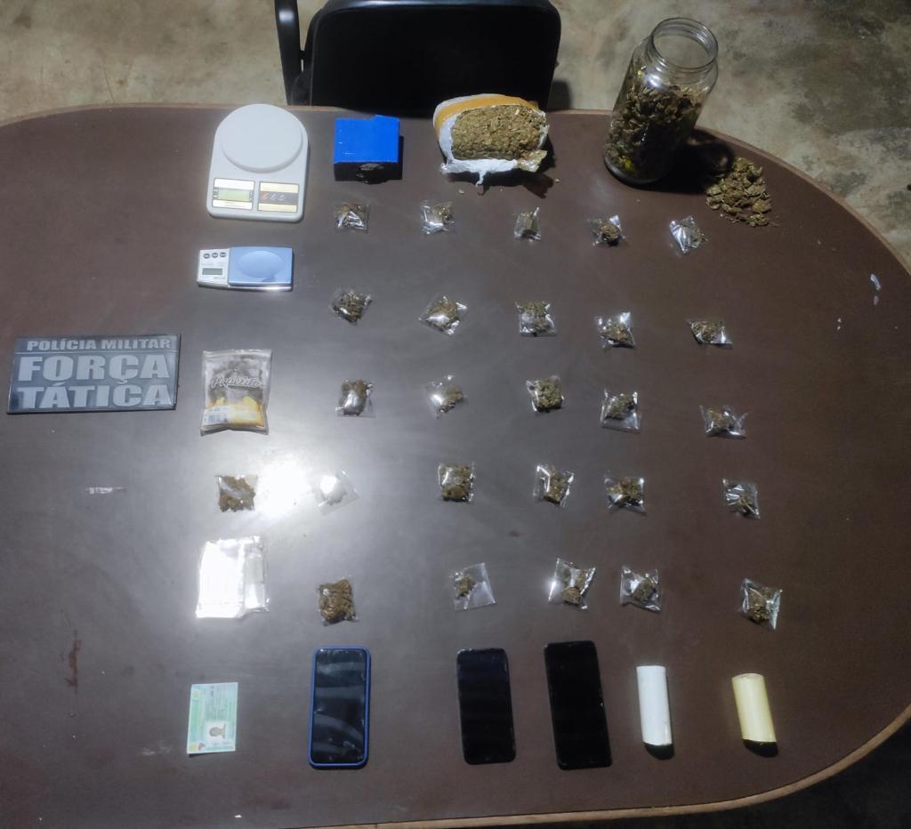 Força Tática prende dois faccionados por tráfico de drogas em Poconé