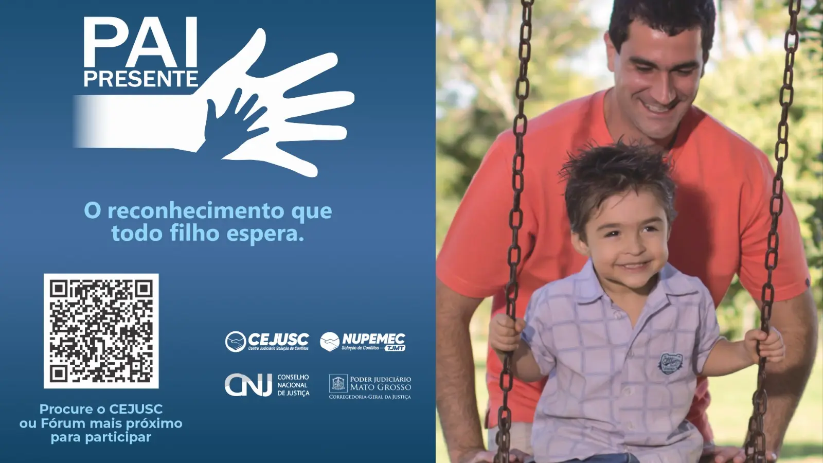 Agosto é o mês de fortalecer laços e garantir direitos com o Mutirão Pai Presente do TJMT