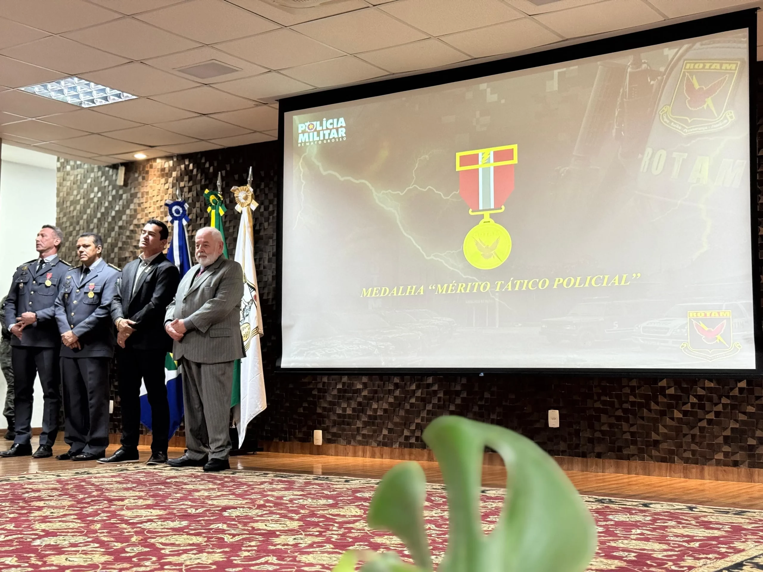 Presidente do TJMT participa da solenidade de 24 anos da Rotam-MT