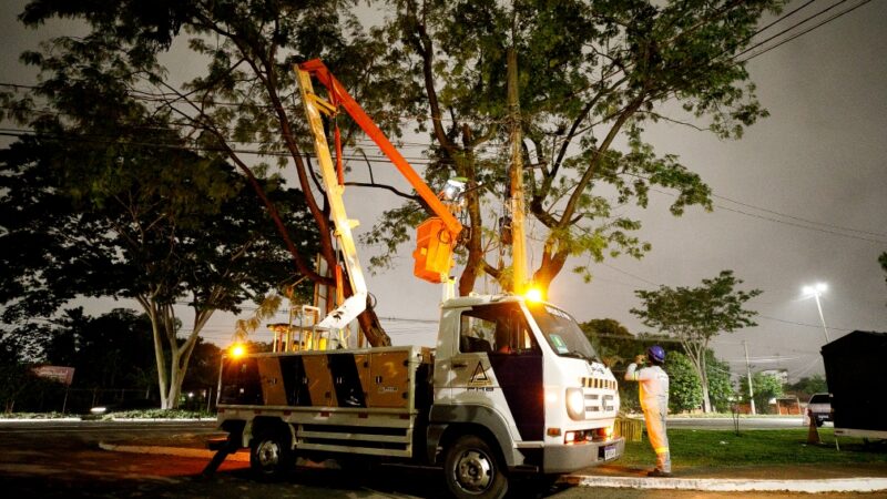 Limpurb atende mais de mil pontos de iluminação em cinco dias de operação