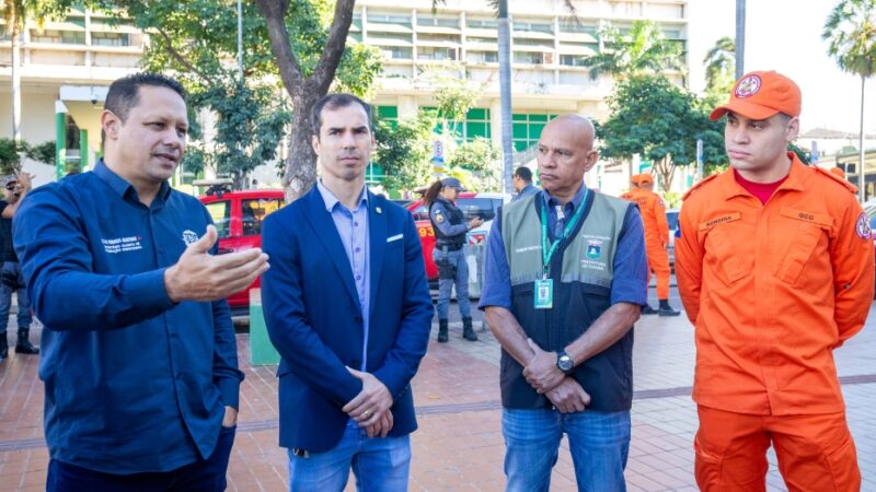Prefeitura e Forças de Segurança do Estado realizam operação no centro de Cuiabá