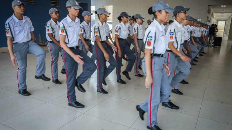 Escolas estaduais militares abrem inscrições para novos alunos nesta segunda (14)