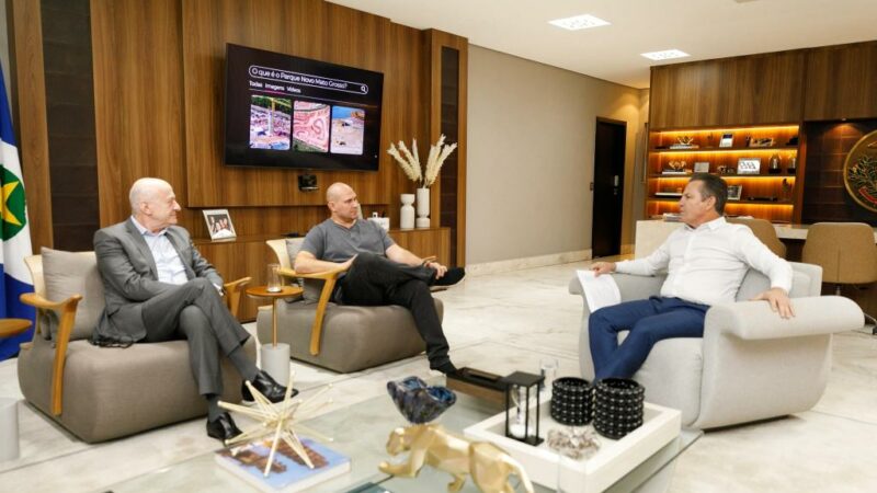 Governador, vice e prefeito articulam novas obras para Cuiabá