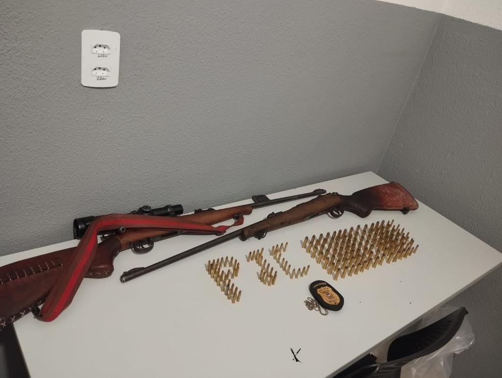 Polícia Civil prende três investigados e apreende armas e munições em operação que apura disputa de terras em MT