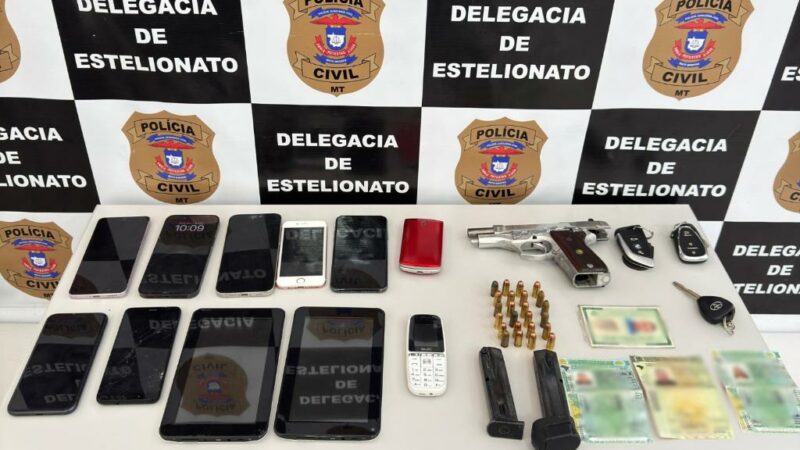 Polícia Civil de Mato Grosso prende vice-líder de facção criminosa paulista
