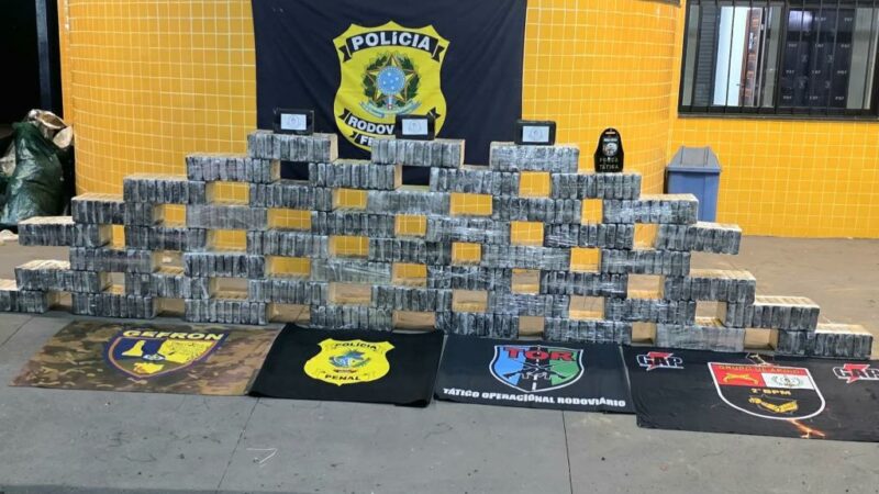 Forças de segurança apreendem 510 quilos de cocaína e causam prejuízo de R$ 15 milhões às facções criminosas