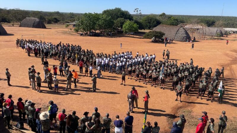Crianças e adolescente se reúnem no 6º Intercâmbio de Programas Agentes Mirins de MT