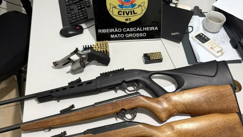 Polícia Civil prende sete pessoas em operação para inibir caça ilegal em Ribeirão Cascalheira