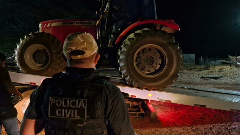Polícia Civil desarticula quadrilha especializada em furto e venda de máquinas agrícolas em MT