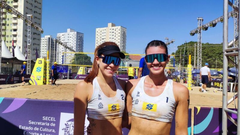 Atletas do programa de bolsas do Governo de Mato Grosso disputam o torneio principal do Circuito Brasileiro de Vôlei de Praia