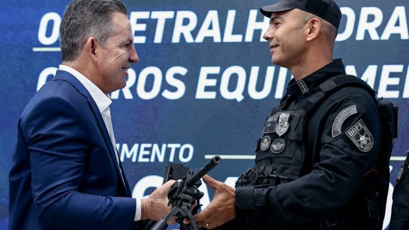 “Só as Polícias de Mato Grosso e de São Paulo têm armas desse nível”, destaca governador