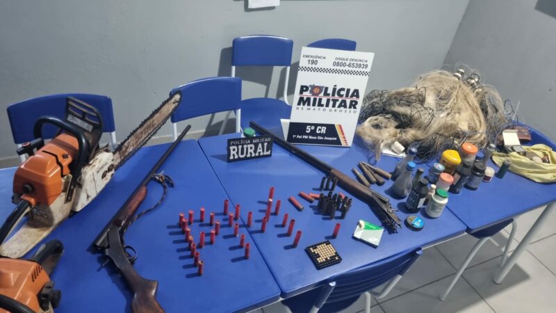 Forças de segurança de MT impedem a 59ª invasão de terra e prendem homem em flagrante