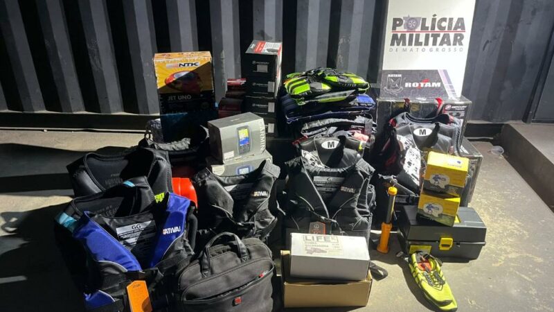 Rotam localiza e recupera materiais furtados de empresa de produtos náuticos em Cuiabá