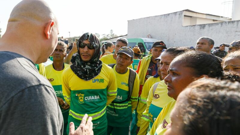 Cuiabá reduz jornada de trabalhadores da Limpurb devido ao calor intenso