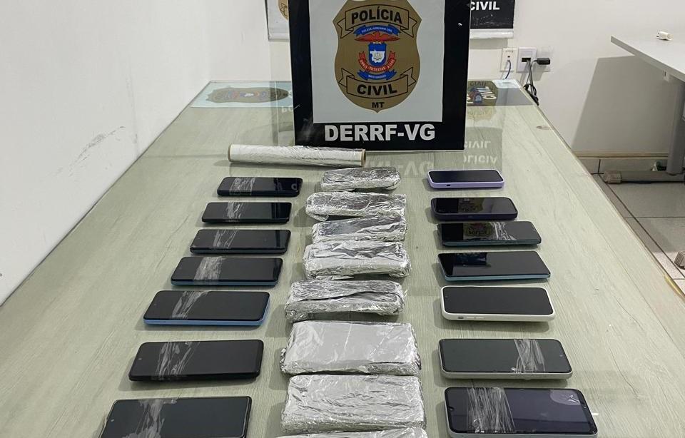 Polícia Civil recupera carga de celulares furtados em show em Várzea Grande avaliada em R$ 97 mil