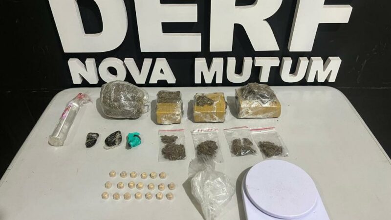 Polícia Civil prende traficante responsável pela distribuição de drogas de facção em Nova Mutum