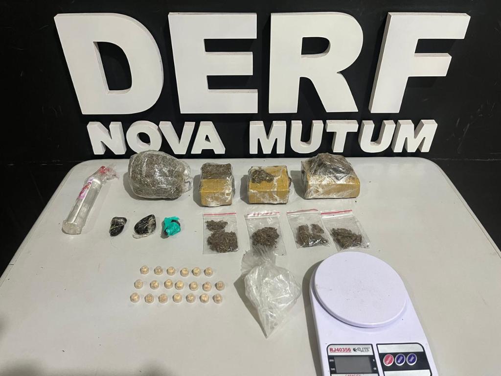 Polícia Civil prende traficante responsável pela distribuição de drogas de facção em Nova Mutum
