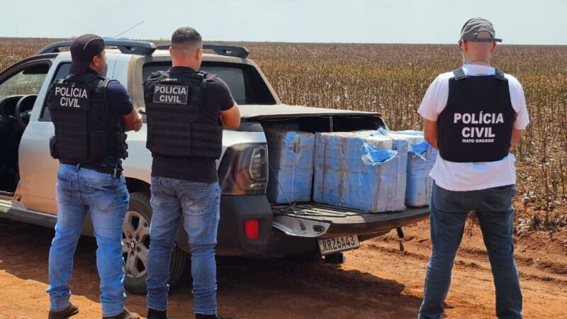 Polícia Civil prende suspeito em flagrante com 240 tabletes de maconha tipo skank