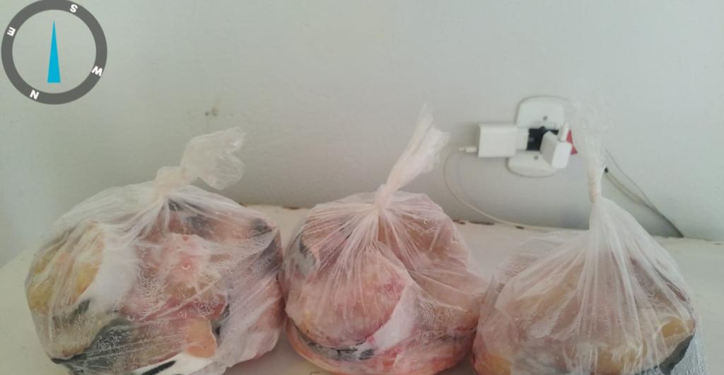 Sema e PM apreendem 6,8kg de cachara descaracterizada em Gaúcha do Norte