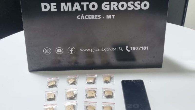 Polícia Civil fecha boca de fumo que funcionava em ferro-velho em Cáceres