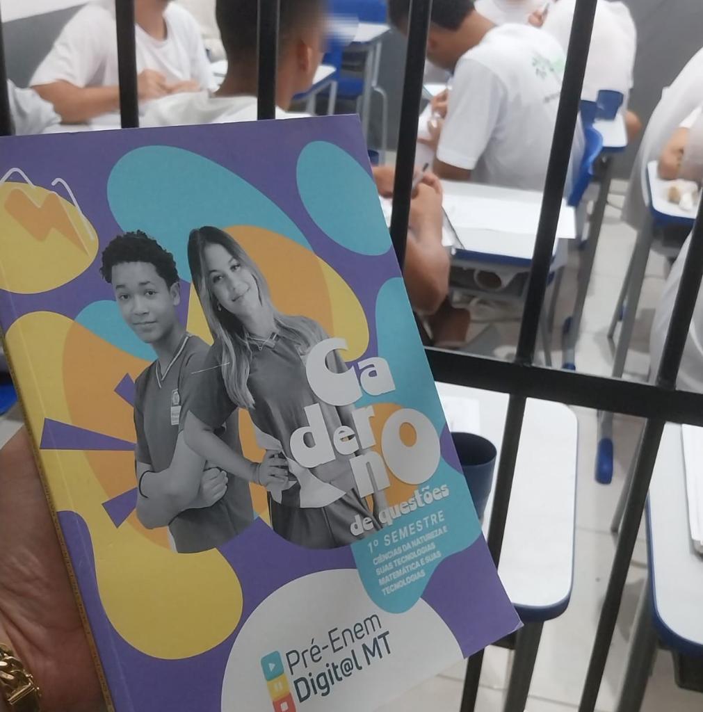 Unidade prisional de Paranatinga cria cursinho preparatório para Enem 2025