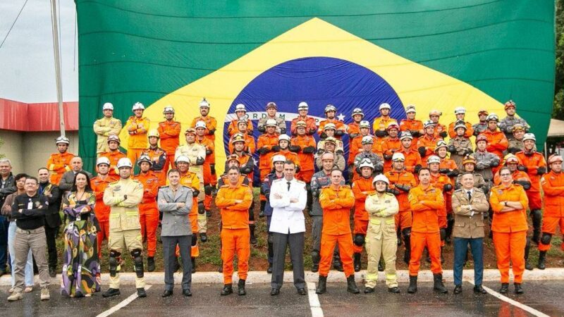 Corpo de Bombeiros de MT participa do 1º Curso de Gestão e Resposta a Desastres