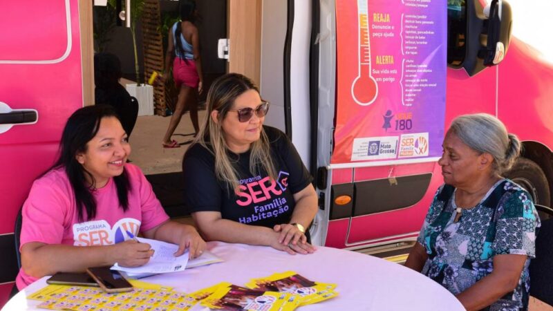 Primeira-dama de MT e Setasc lançam Programa SER Família Mulher na Comunidade nesta segunda-feira (10)