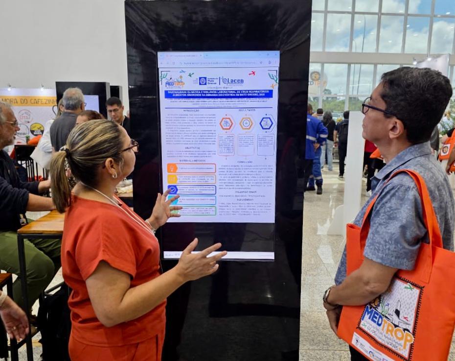 Lacen apresenta pesquisas estratégicas de vigilância laboratorial no maior congresso de Medicina Tropical da América Latina