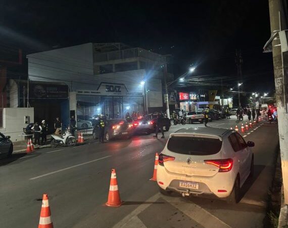 Operação Lei Seca termina com oito condutores presos em Várzea Grande