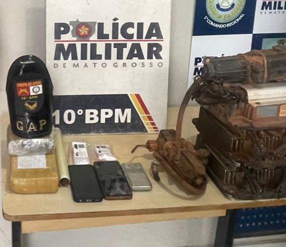 Polícia Militar prende homem e recupera módulos de caminhões furtados avaliados em R$ 150 mil