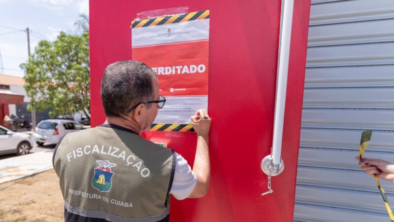 Sorp interdita farmácia por descumprimento de embargo e obra sem alvará