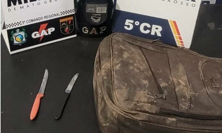 Suspeito por tentativa de homicídio é preso em flagrante pela Polícia Militar