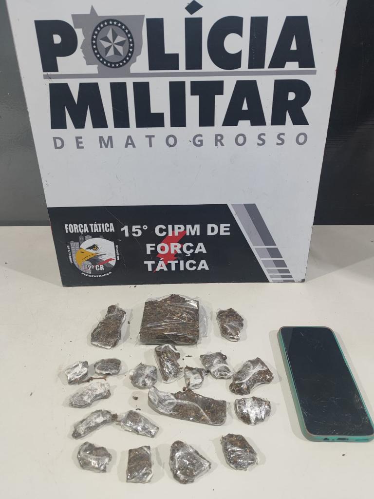 Força Tática apreende adolescente com porções de maconha em Várzea Grande