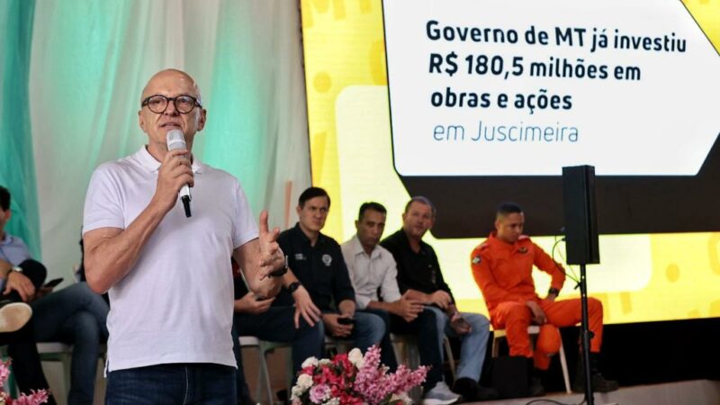 Juscimeira recebe mais R$ 9,7 milhões em obras e investimentos do Governo de MT