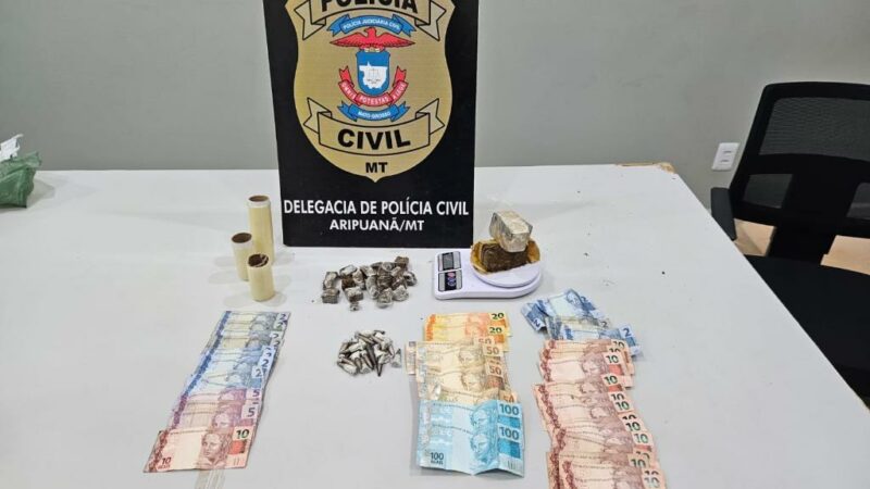 Polícia Civil prende duas mulheres em flagrante por tráfico de drogas em Aripuanã